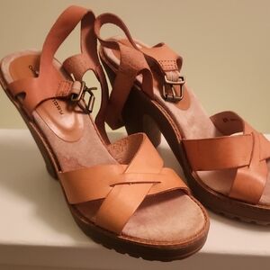 Chinese Laundry Brown Strappy Sandals